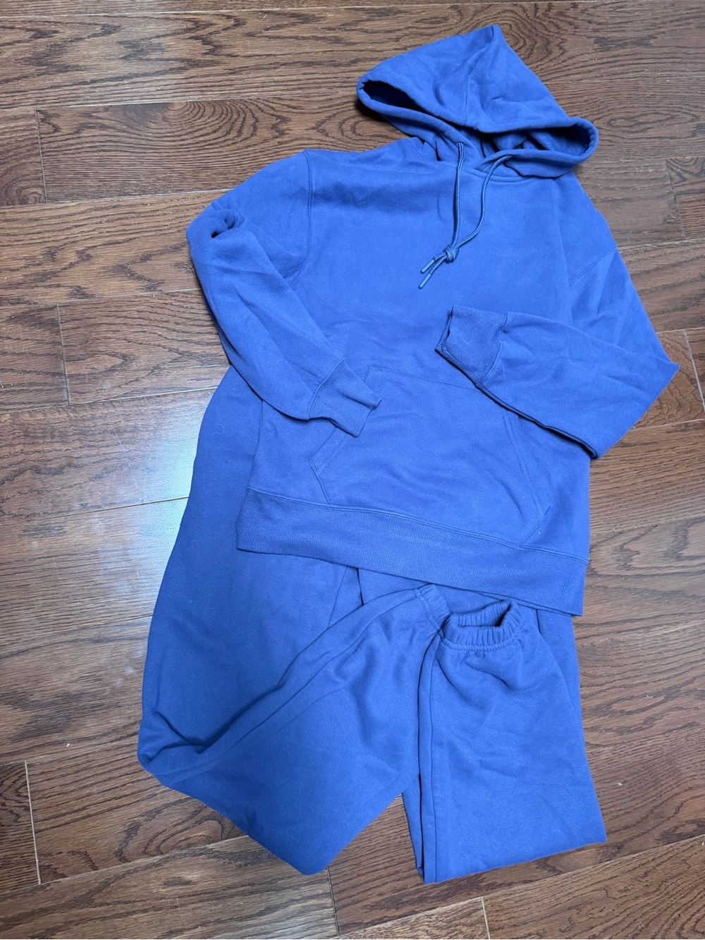 XS Blue Hoodie and Jogger Set
